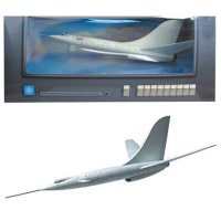 Jonny Quest Dr. Quest Dragonfly SST Jet Airplane FINISHED DISPLAY Johnny