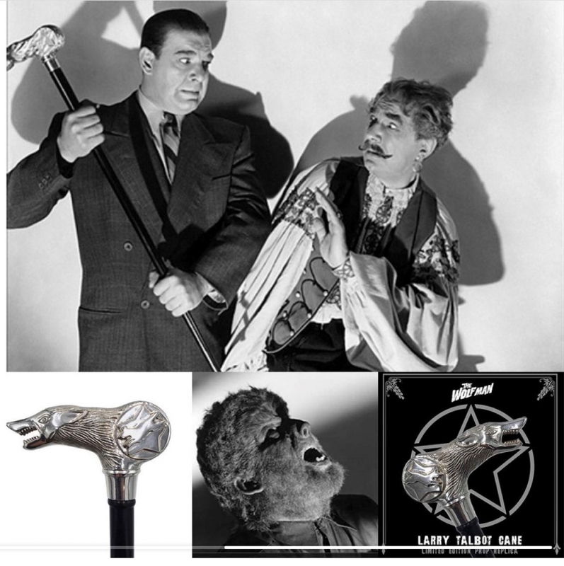 Wolf Man 1941 Larry Talbot Cane Prop Replica Wolfman - Click Image to Close