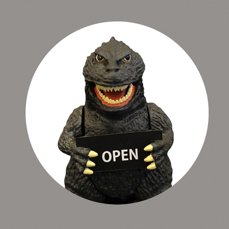 Godzilla Solar Mascot Moving Toy from Japan - Click Image to Close