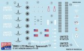 Mercury Space Capsule 1/72 Scale Model Kit (Set of 2) Horizon Models