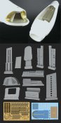 Star Trek TOS Enterprise 1701-A REFIT 1/537 Scale Hangar Bay Photoetch and Resin Detail set by Green Strawberry for AMT
