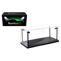 IllumiBox Plus 14-Inch L.E.D. Light Crystal Clear Black Showcase