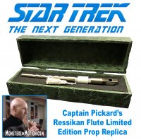 Star Trek TNG Picard's Ressikan Flute Limited Edition Prop Replica