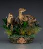 Jurassic Park Just The Two Raptors Deluxe 1/10 Scale Statue