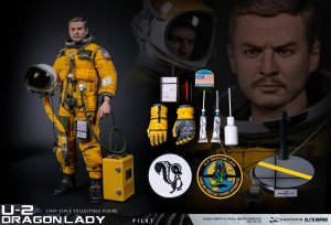 U-2 Dragon Lady Pilot Skunk Works 1/6 Scale Figure by Damtoys
