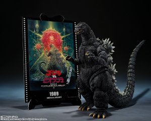 Godzilla vs. Biollante 1989 Godzilla S.H.MonsterArts Figure with Special Movie Graphics