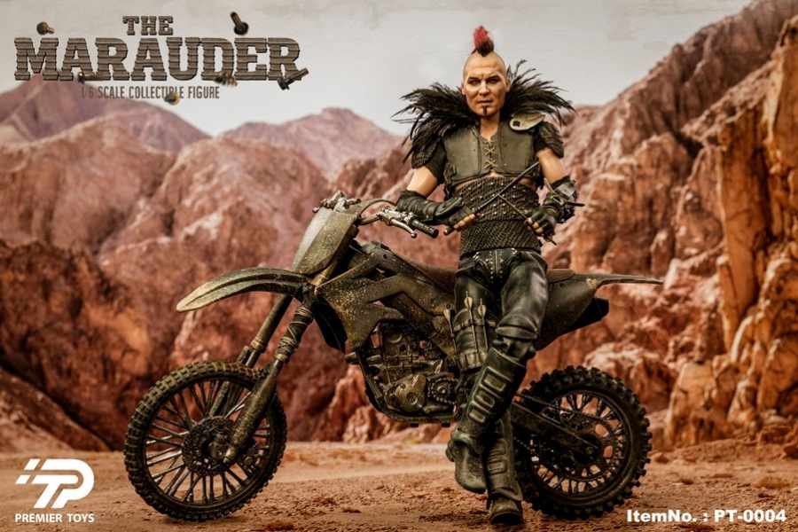 Marauder Wasteland Motorcycle 1/6 Scale Collectible Figure Accessory - Click Image to Close