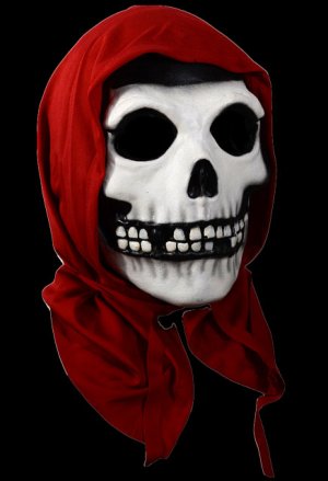 Misfits Red Hood Fiend Crimson Ghost Halloween Mask