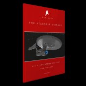 Star Trek 2009 Starship Library Vol. 3 U.S.S. Enterprise NCC-1707 Kelvin Timeline Die-Cast Ship & Book Set