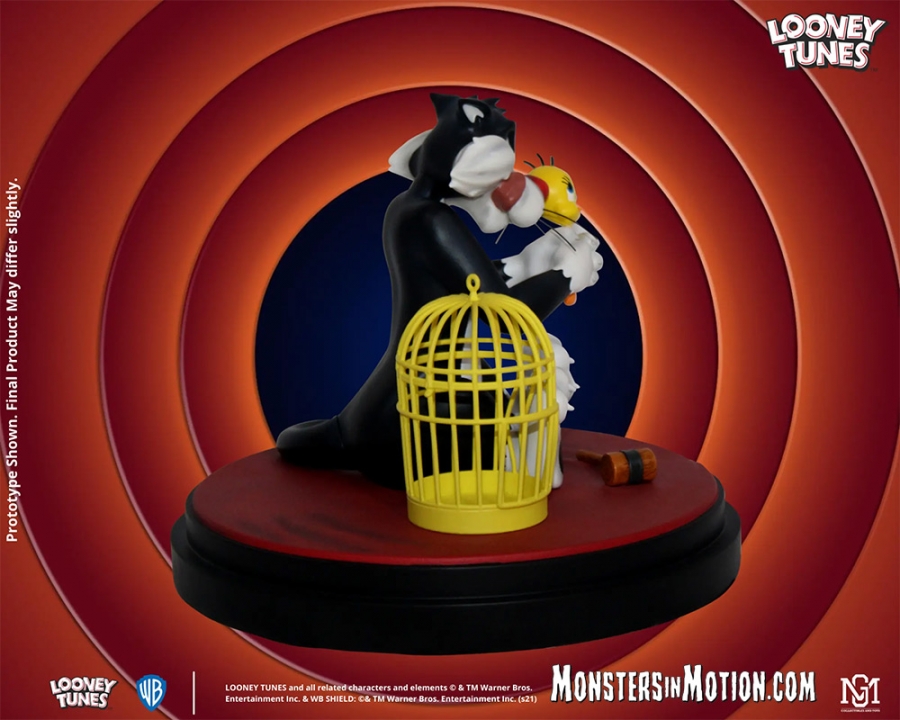 Looney Tunes Sylvester & Tweety 1/6 Scale Collectible Statue - Click Image to Close