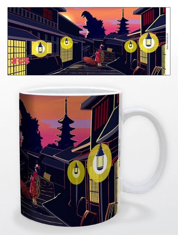 Godzilla Kimono Street 11 oz. Mug - Click Image to Close