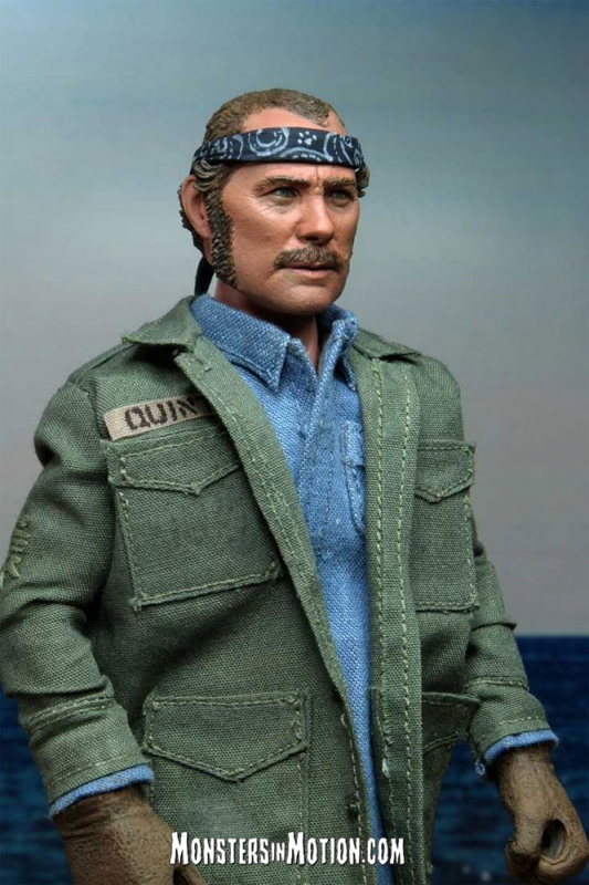 Jaws 1975 Sam Quint 8" Figure by Neca Robert Shaw - Click Image to Close