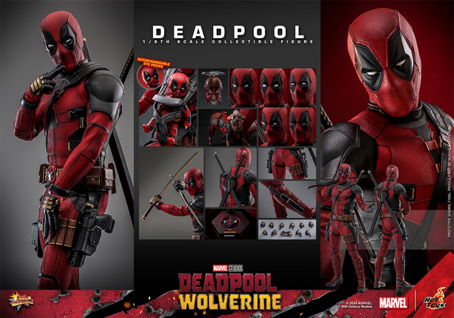 Deadpool & Wolverine Deadpool 1/6 Scale Figure by Hot Toys - Click Image to Close