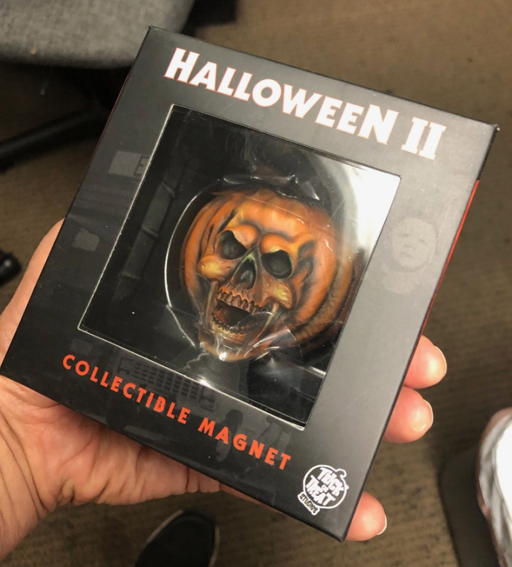 Halloween II Poster Pumpkin Collector's Magnet - Click Image to Close