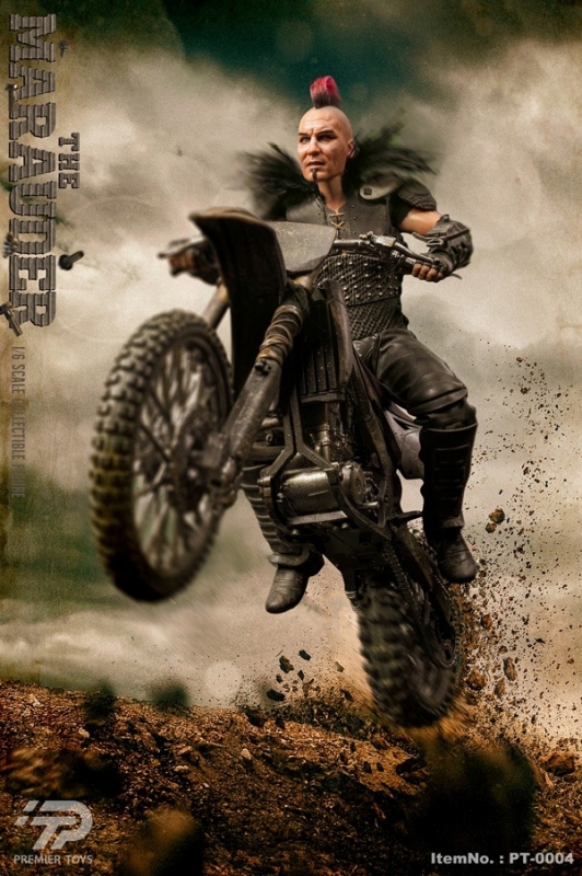 Marauder Wasteland Motorcycle 1/6 Scale Collectible Figure Accessory - Click Image to Close