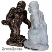 Bigfoot and Abominable Snowman Salt & Pepper Shakers