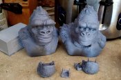 King Kong 1933 Round Face Resin Busts Model Kit