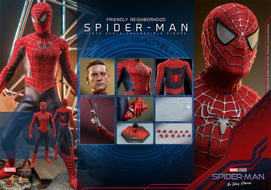 Spider-Man Friendly Neighborhood 1/6 Scale Figure by Hot Toys Toby Maguire - Click Image to Close