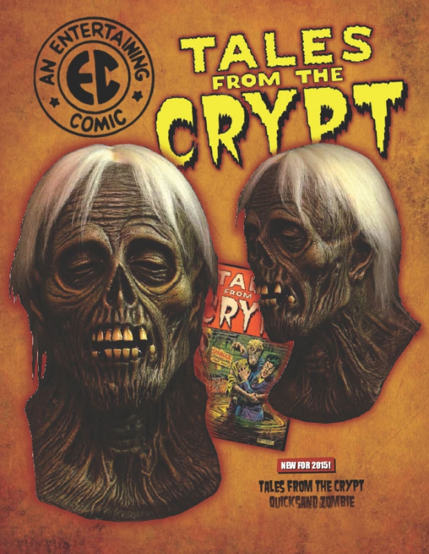 Tales From The Crypt Quicksand Zomble Latex Halloween Mask EC COMICS - Click Image to Close