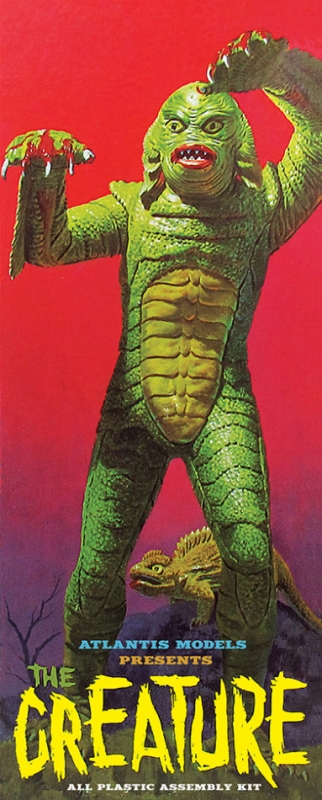 Creature From The Black Lagoon LONG BOX Aurora Reissue Model Kit - Click Image to Close