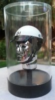 THX-1138 Chrome Plated Android Police Head & Helmet 1/6 Scale