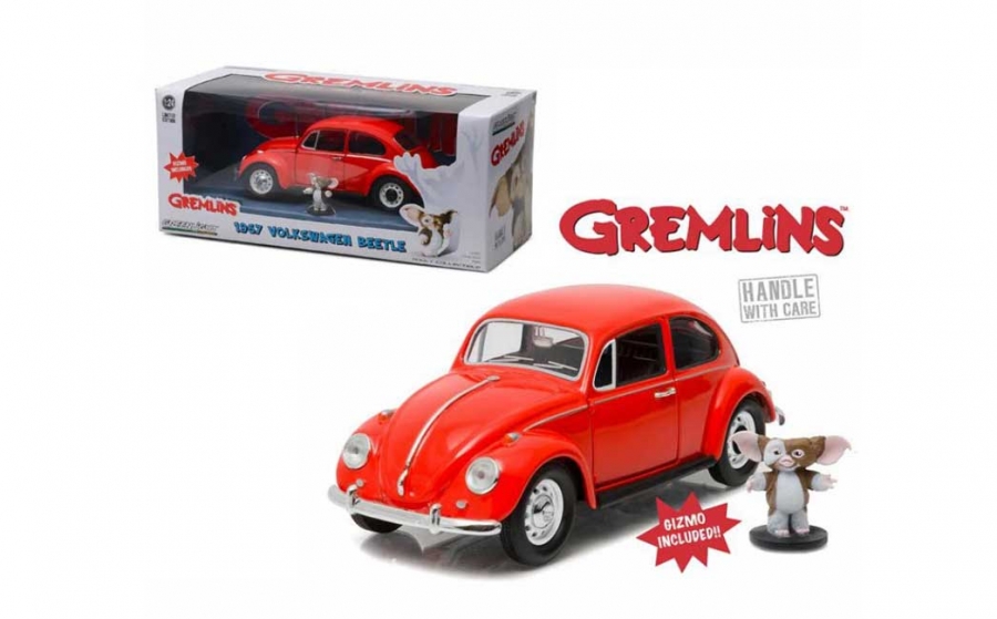 Gremlins Movie (1984) with Gizmo Figure 1/24 Diecast Model Car by Greenlight - Click Image to Close