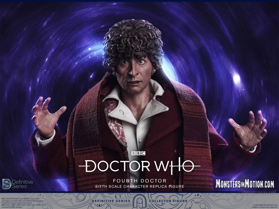 Doctor Who 4th Doctor Tom Baker 1/6 Scale Figure by Big Chief UK IMPORT - Click Image to Close