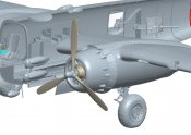 B-25H Mitchell Gunship 1/32 Scale Model Kit by HK Models