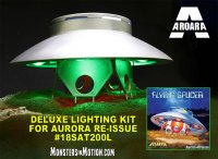 Invaders Flying Saucer U.F.O. 1/72 Scale Lighting Kit for Aurora Re-Issue