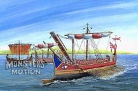 Roman Trireme Rowing Warship Model Hobby Kit