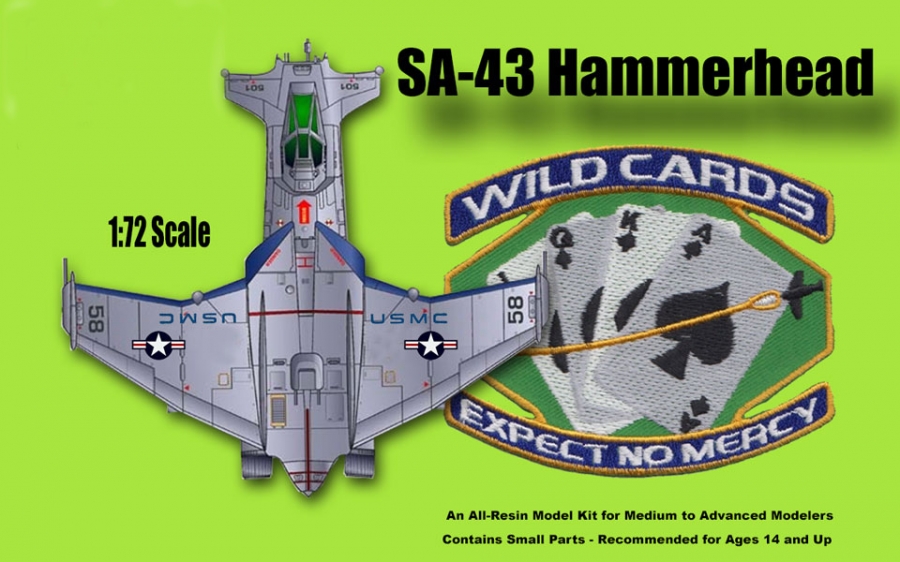 Space: Above & Beyond SA-43 Hammerhead Fighter Model Kit - Click Image to Close