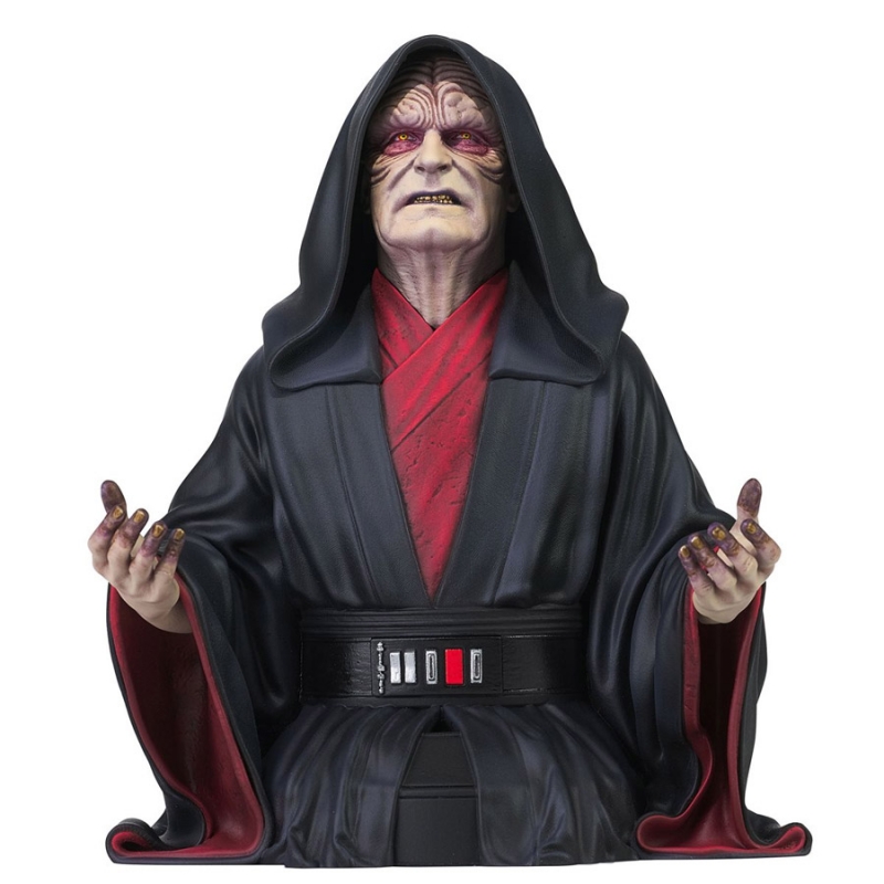 Star Wars The Rise of Skywalker Emperor Palpatine 1/6 Scale Mini-Bust - Click Image to Close