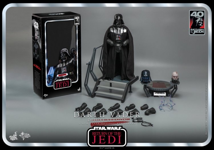 1/6 Hot Toys DX28 Star Wars Obi Wan Darth Vader Deluxe Ver
