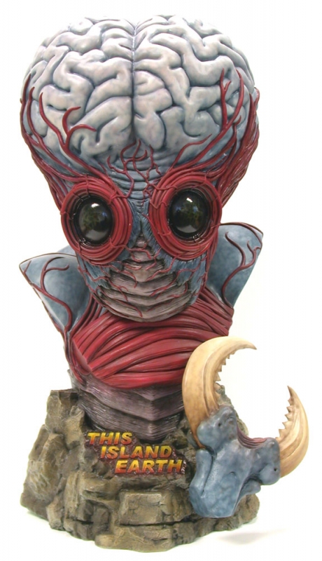 This Island Earth Metaluna Mutant 1/2 Scale Big Head Bust Model Kit - Click Image to Close