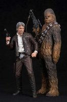 Star Wars The Force Awakens Han and Chewie ARTFX Figures