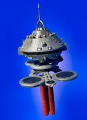 Regula 1 Space Station 1982 1/1000 Scale Model Kit