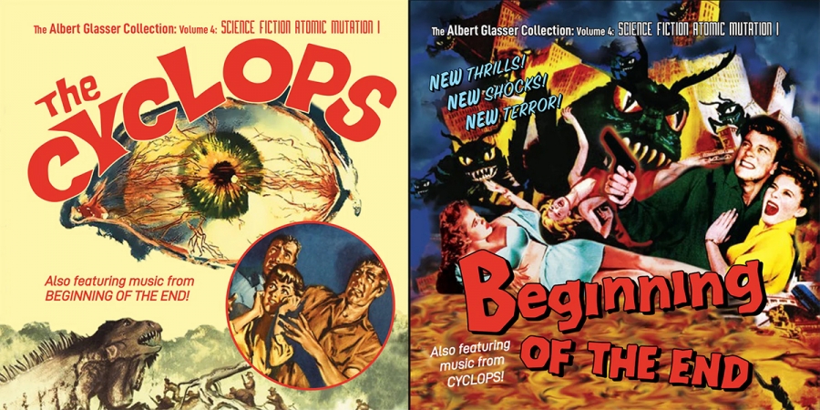 Beginning Of The End 1957 / The Cyclops 1957 Soundtrack CD Albert Glasser Collection Volume 4 - Click Image to Close