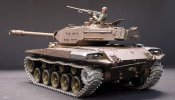 US M41A3 Walker Bulldog 1/16 Scale Air Soft RC Battle Tank Smoke & Sound (Upgrade Version w/ Metal Gear & Tracks)