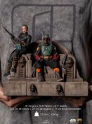 Star Wars Boba Fett & Fennec Shand on Throne Deluxe 1/10 Scale Statue