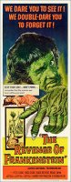 Revenge of Frankenstein 1958 Insert Card Poster Reproduction Hammer Films