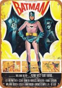 Batman 1966 French Movie Poster Metal Sign 9" x 12"