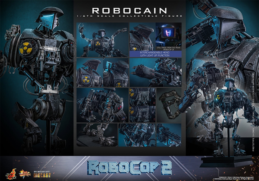 Robocop 2 Cain Robot 1/6 Scale Figure by Hot Toys - Click Image to Close