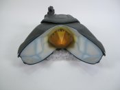 Godzilla Vs. Biollante 1989 Super X-2 Spaceship 9 Inch Model Built and Painted