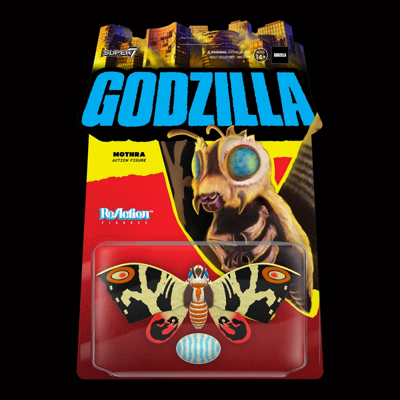 Godzilla TOHO ReAction Figures Wave 1 Mothra 1961 - Click Image to Close