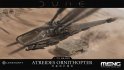 Dune (2021) Atreides Ornithopter 1/72 Scale Model Kit by Meng