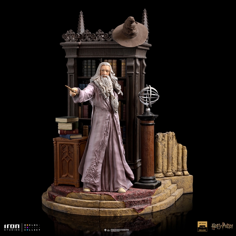 Harry Potter Professor Albus Dumbledore Deluxe 1/10 Scale Statue with Diorama - Click Image to Close