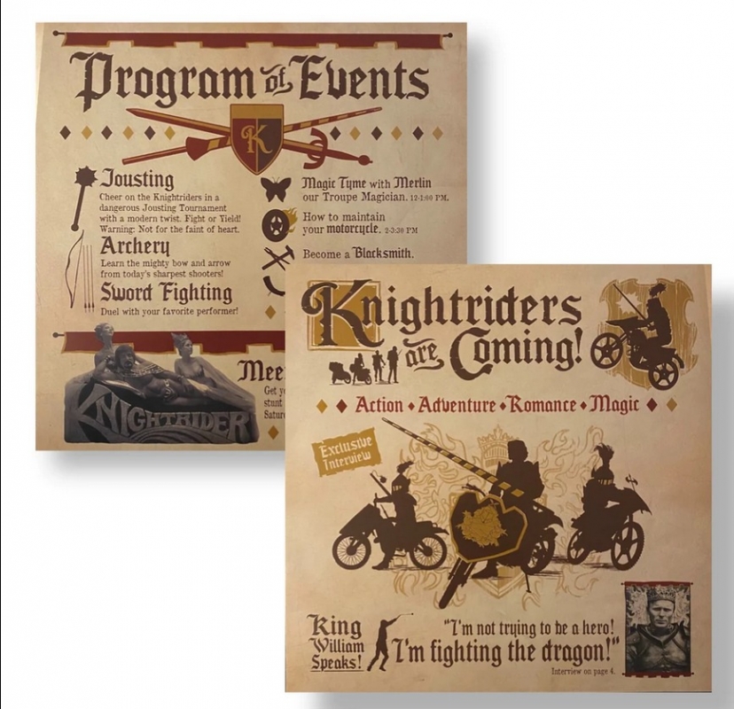 Knightriders Soundtrack 2-LP Color Vinyl Donald Rubinstein - Click Image to Close