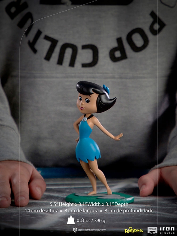 Flintstones Betty Rubble 1/10 Scale Statue by Iron Studios - Click Image to Close