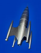 Flash Gordon 1954 SkyFlash Rocket 1/288 Scale Model Kit