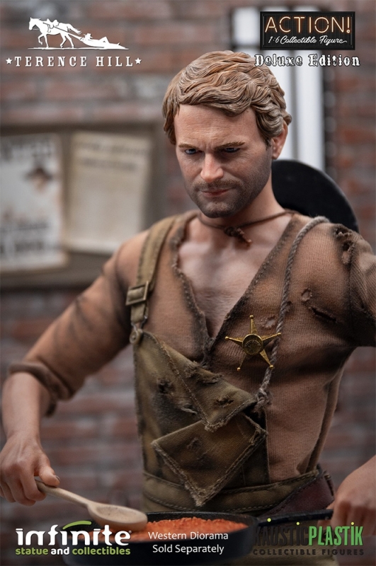 Trinity Is My Name Terence Hill Deluxe 1/6 Scale Figure by Infinite - Click Image to Close